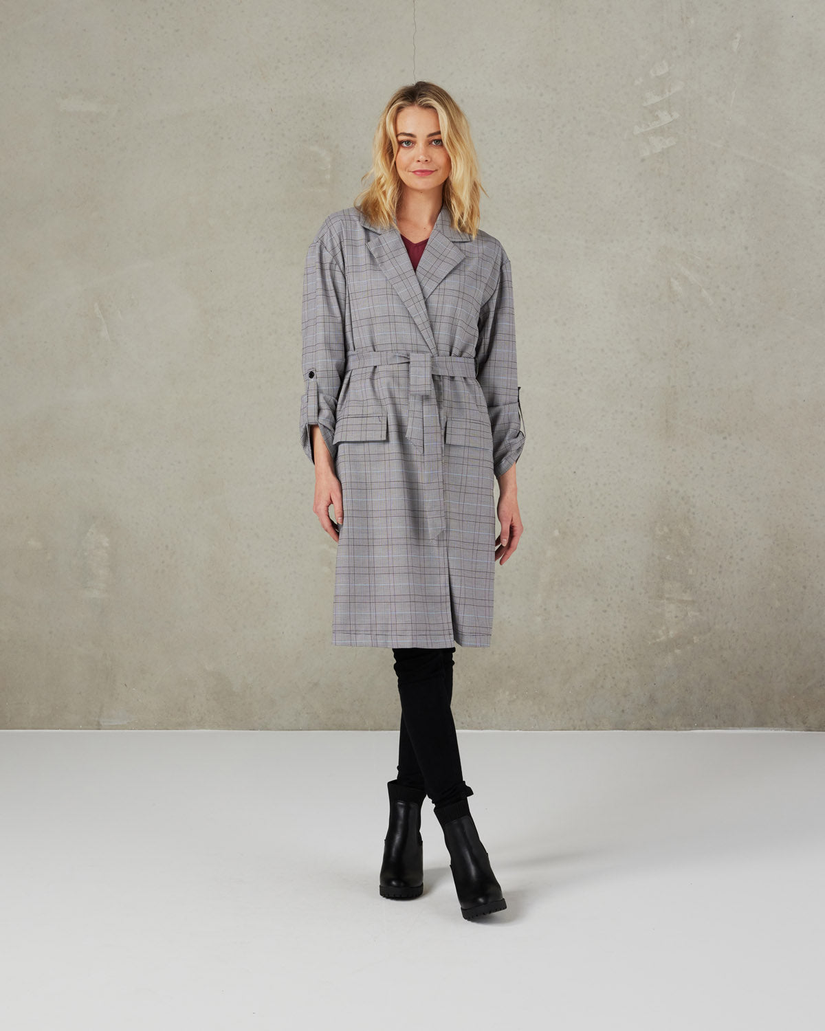Hunter Coat (Mixed Plaid)