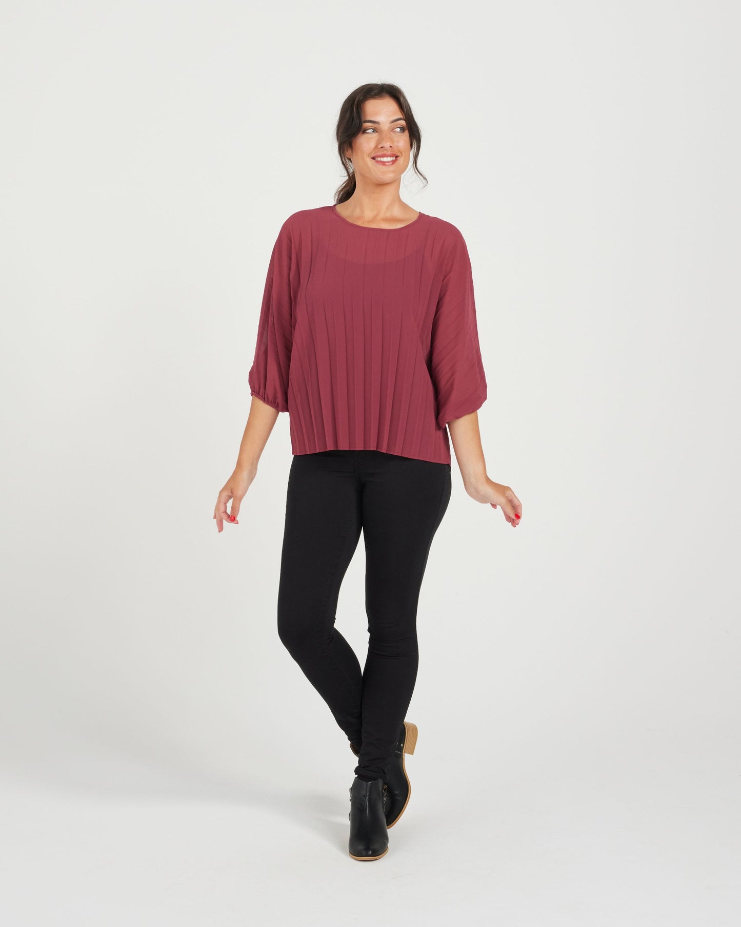 Aura Top - Plum