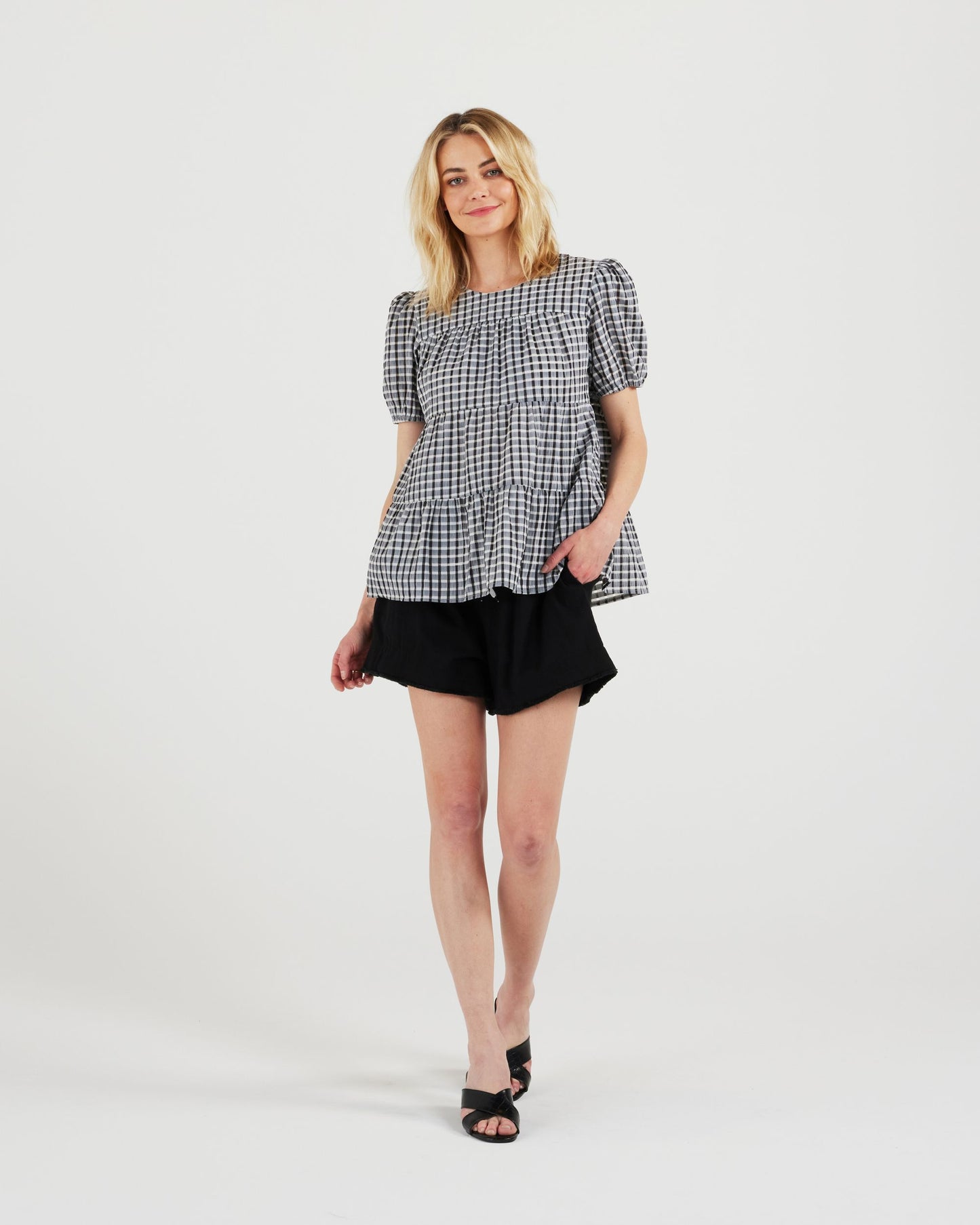 Sylvie Top (black/white)