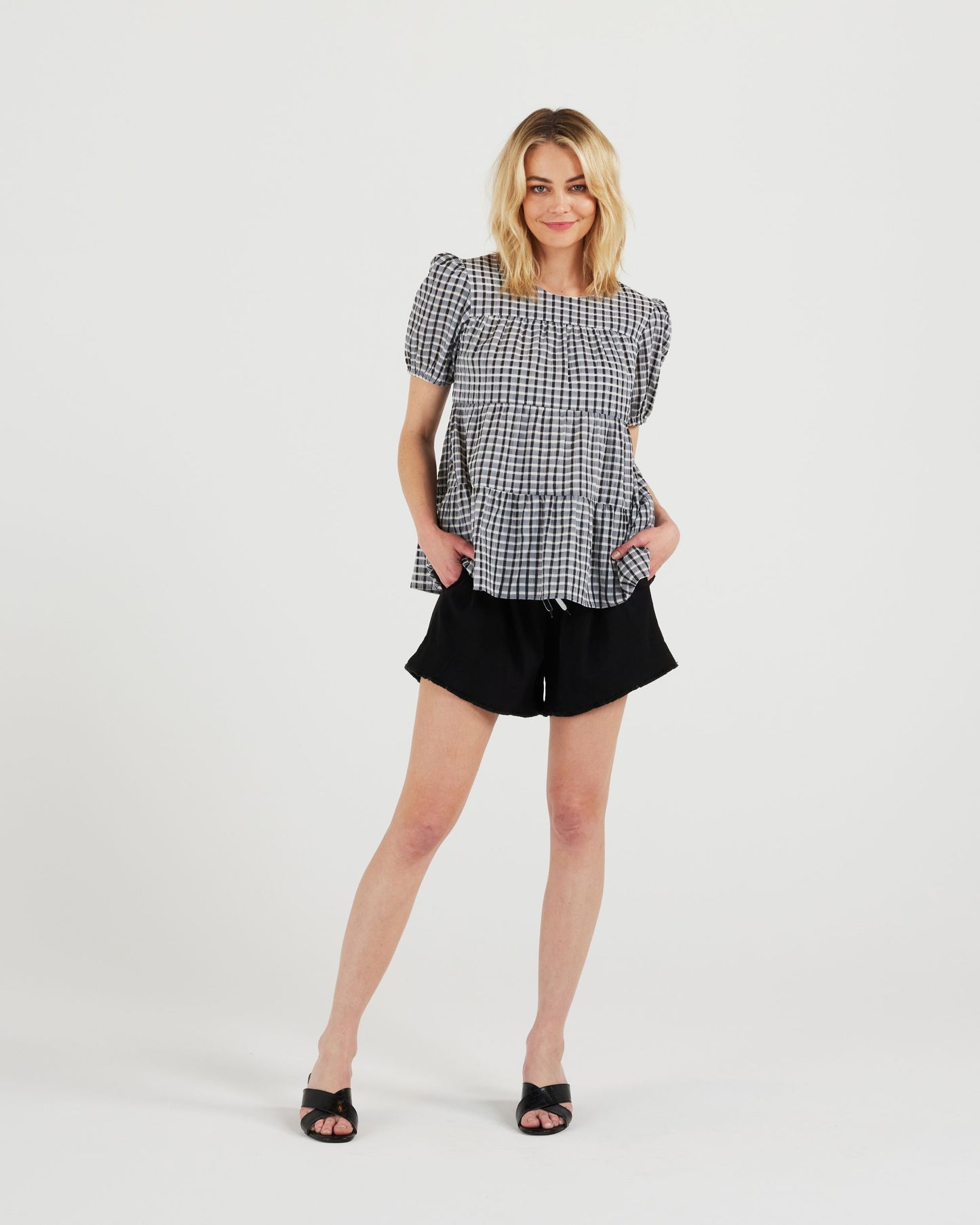 Sylvie Top (black/white)