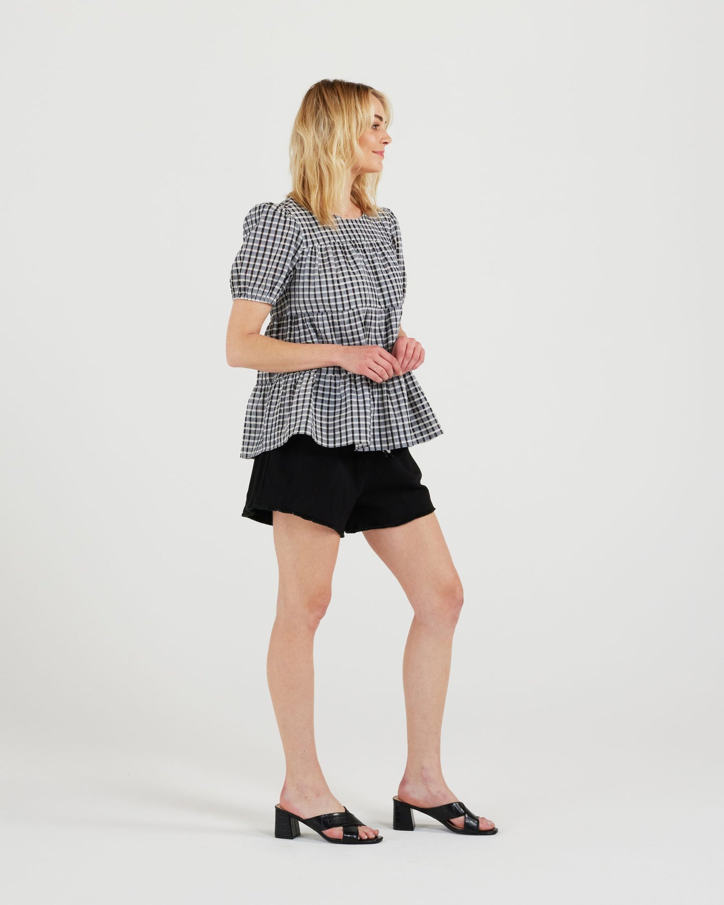 Sylvie Top (black/white)