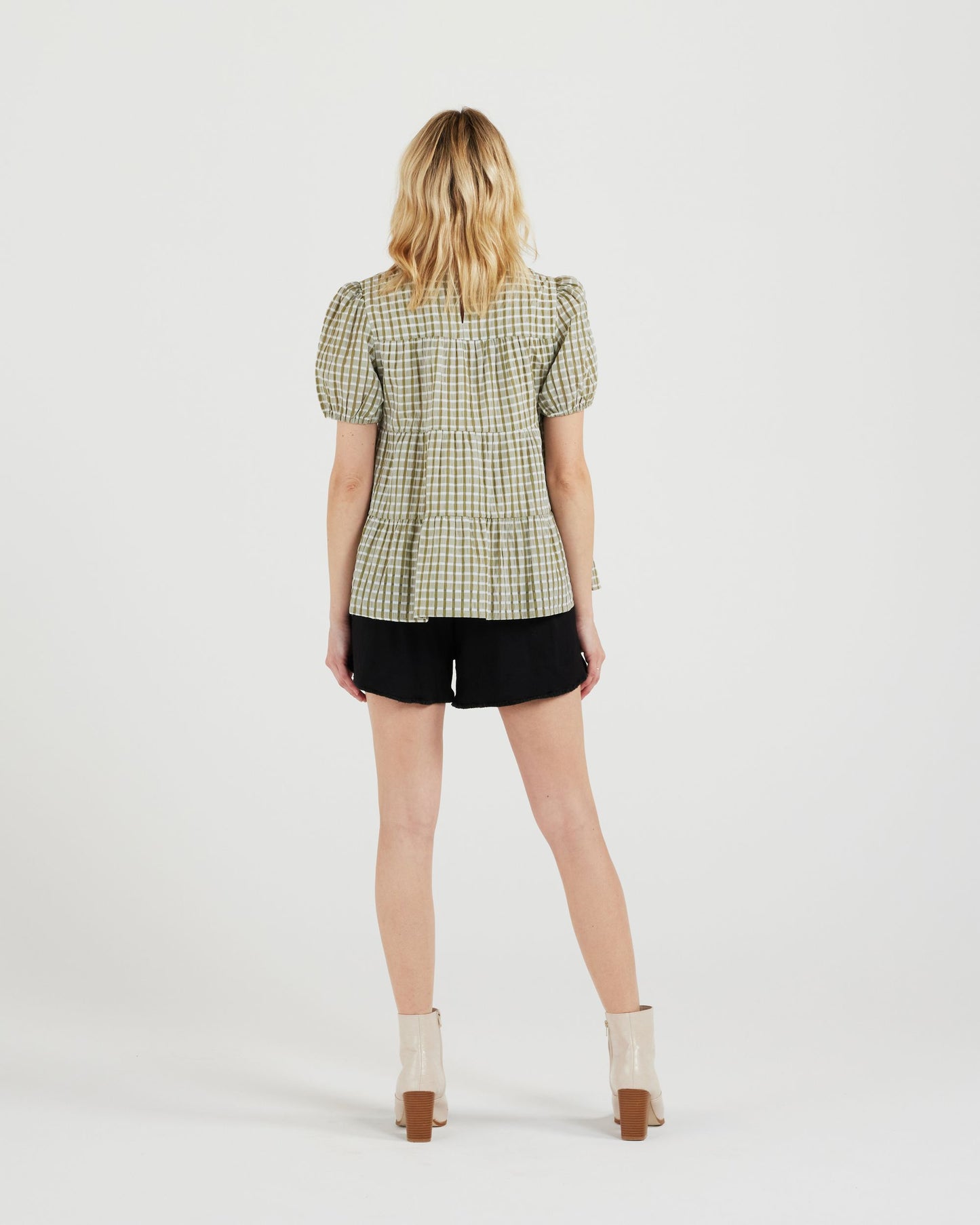 Sylvie Top (olive/white)