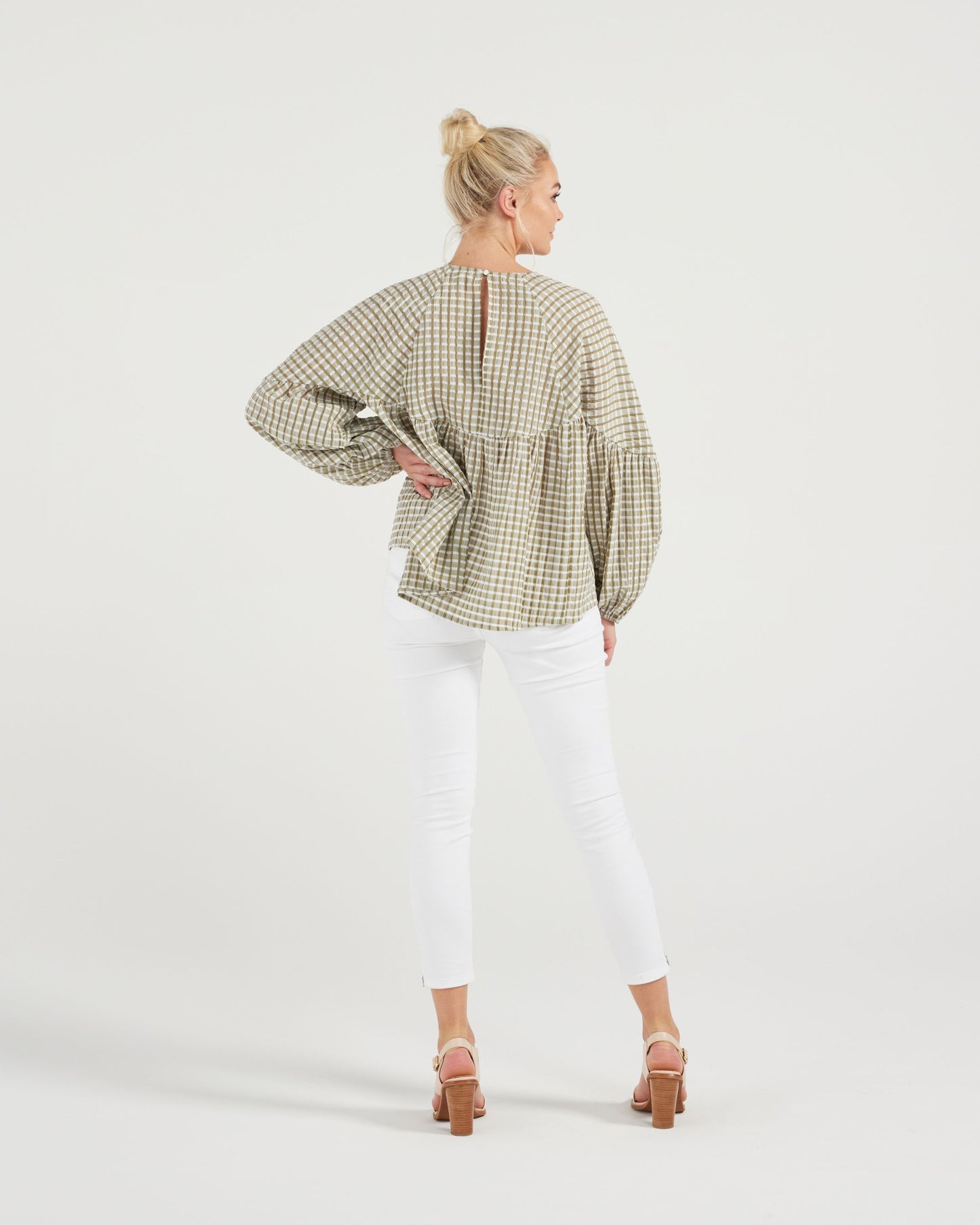 Quin Top (olive/white)
