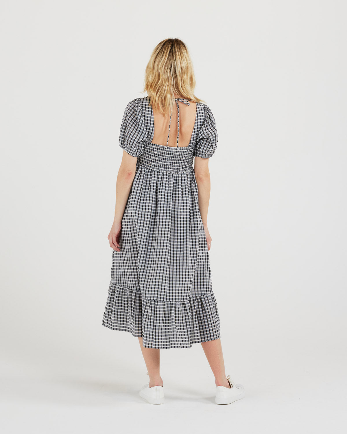 Gia Dress (black/white)