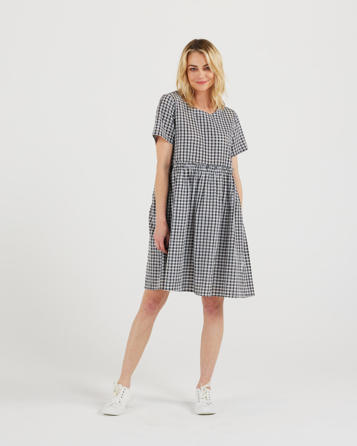 Taylor Dress (black/white)