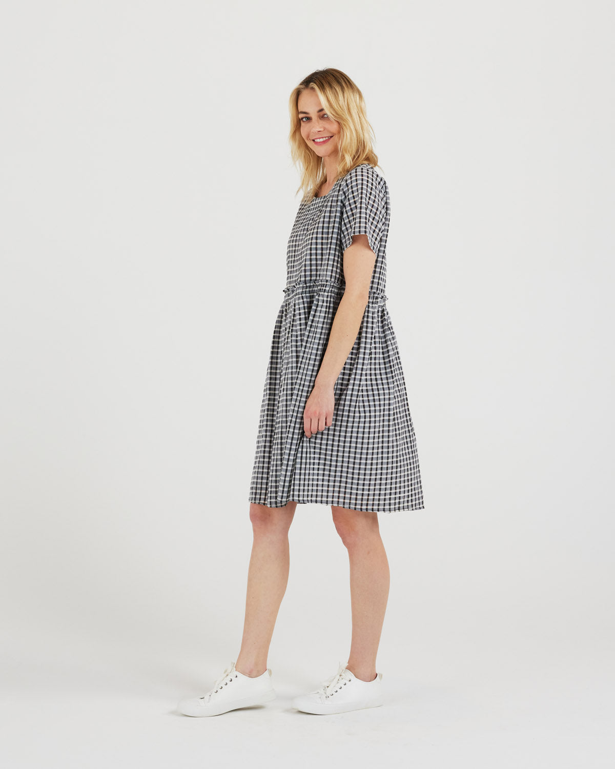 Taylor Dress (black/white)