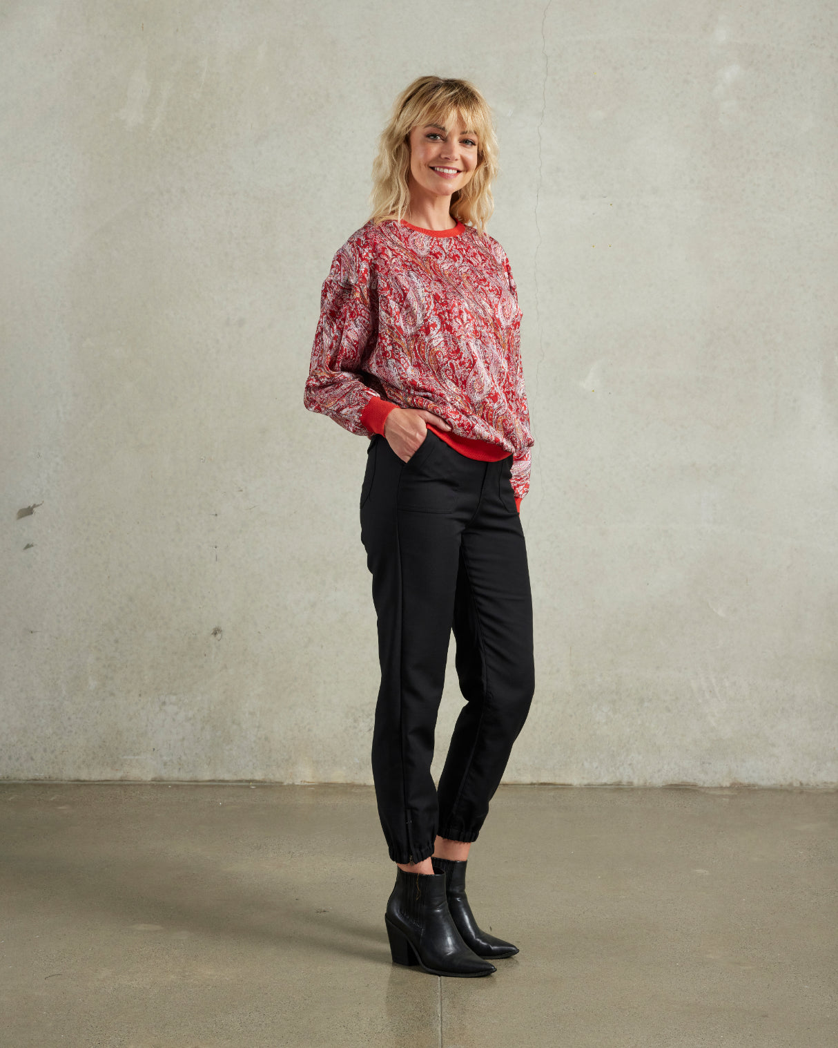 Cassidy Top (Paprika Paisley)