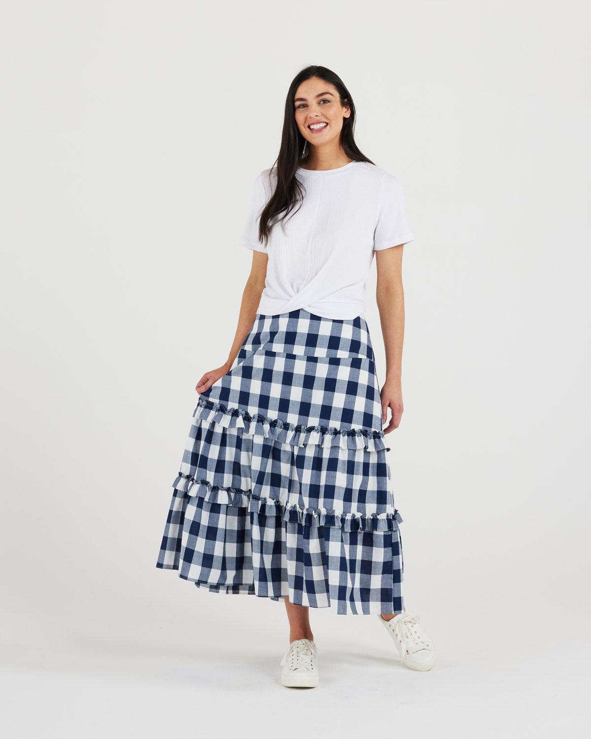 Sara Skirt (ink/white)