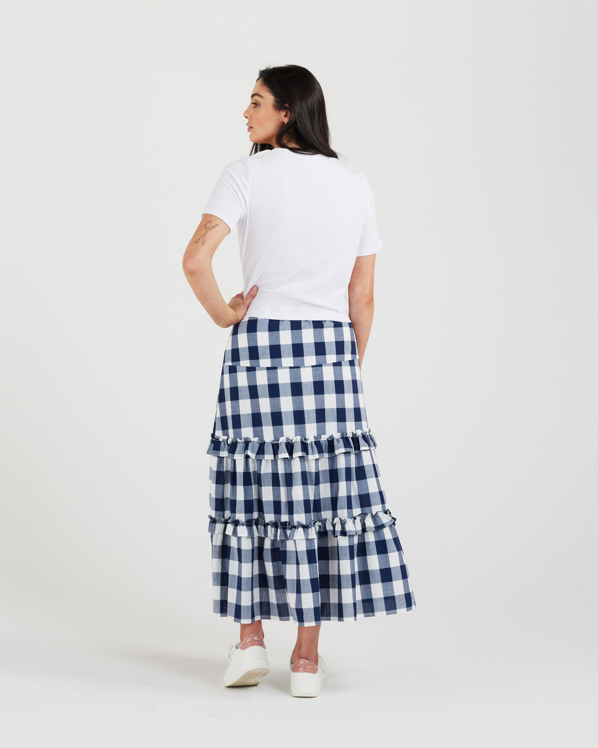Sara Skirt (ink/white)