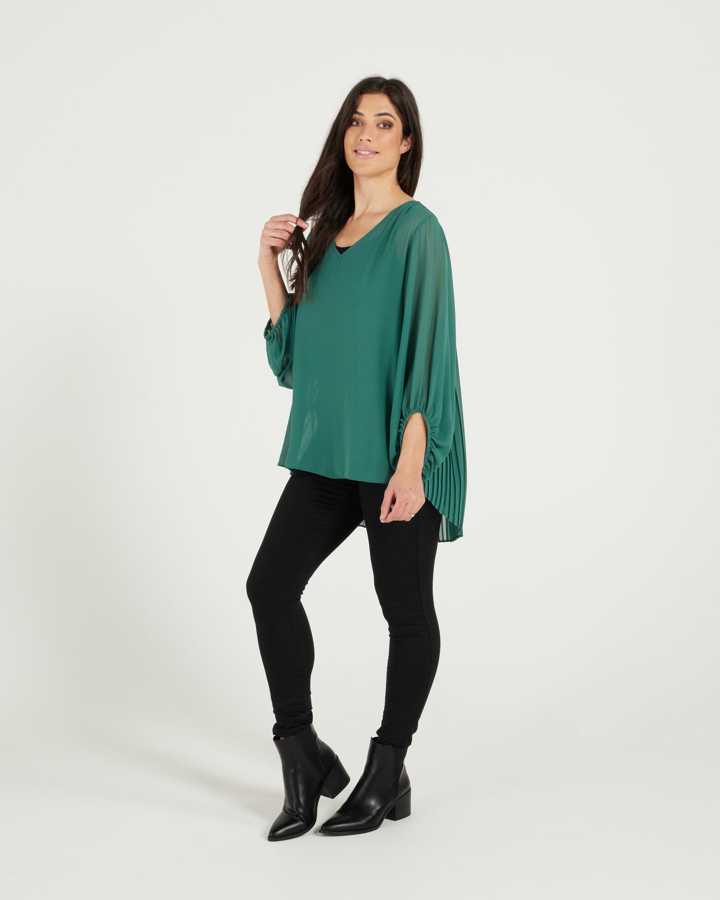 Maison Blouse - Dark Sage