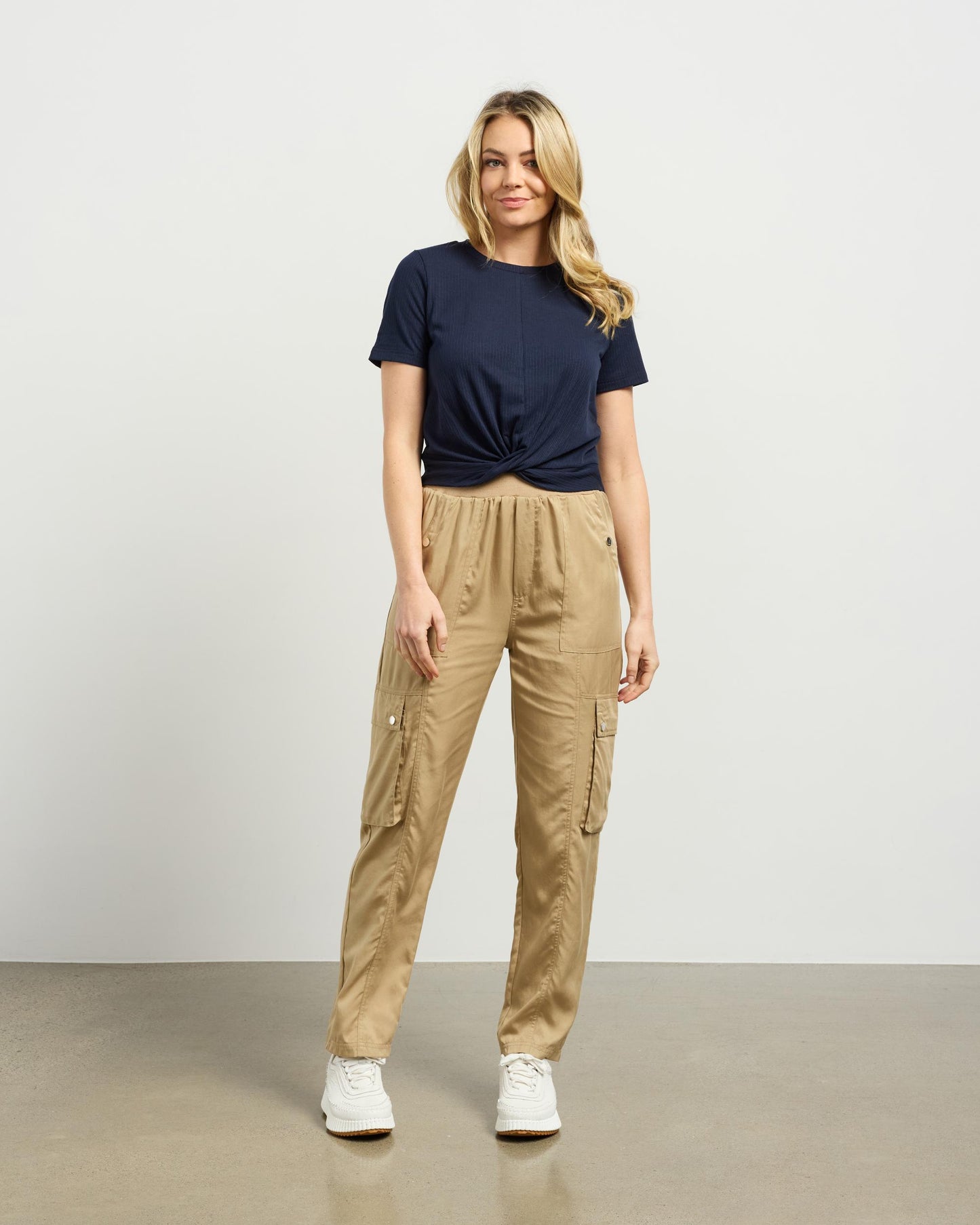 Twist Rib Tee (ink)