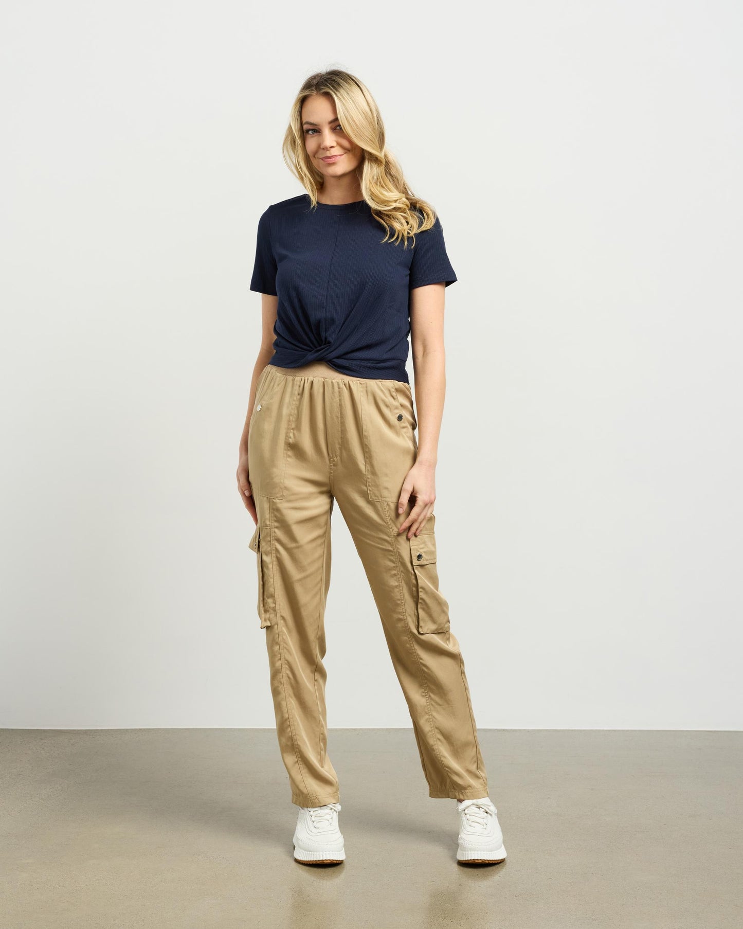 Twist Rib Tee (ink)