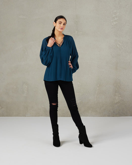 Sienna Blouse (Mallard)