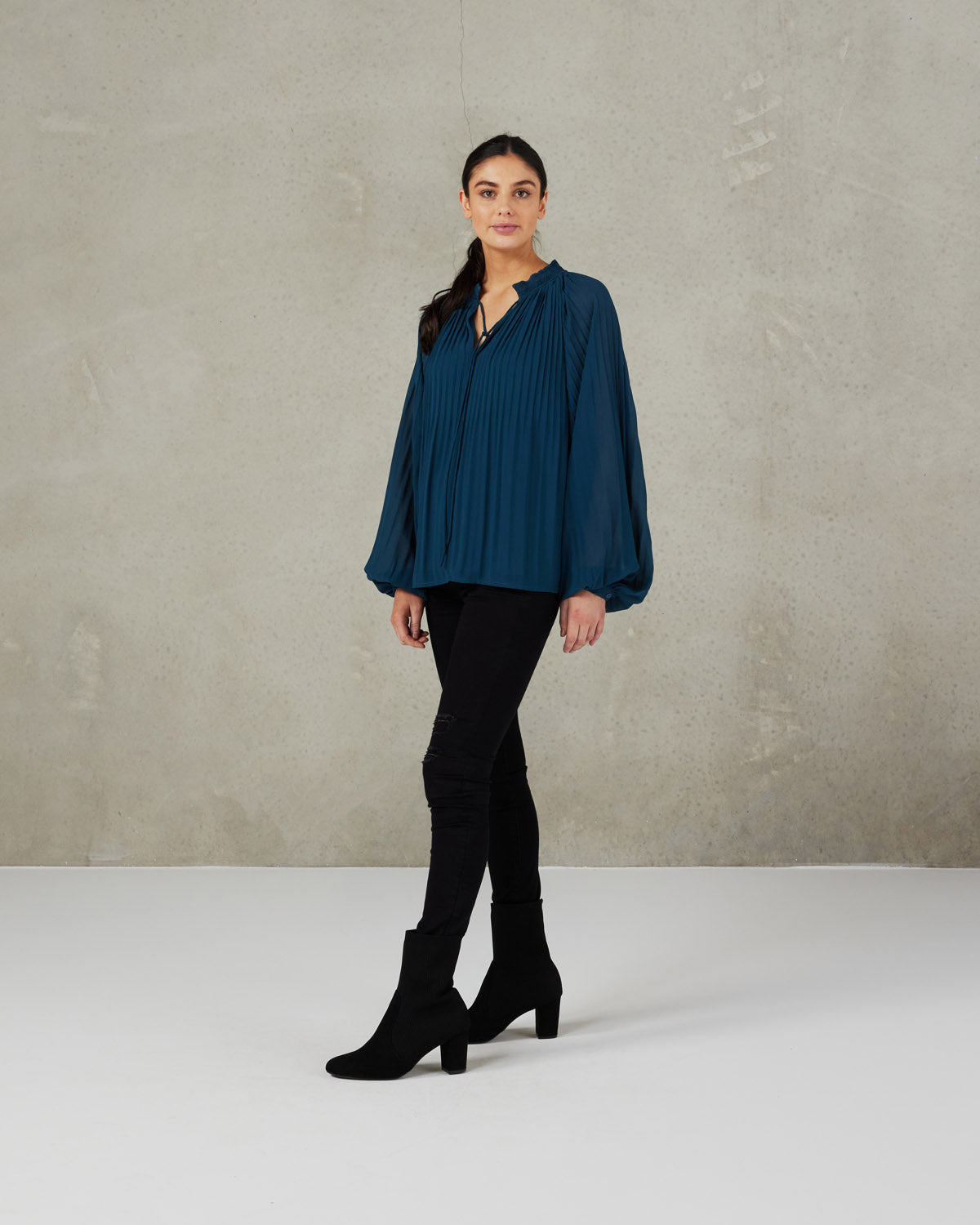 Sienna Blouse (Mallard)