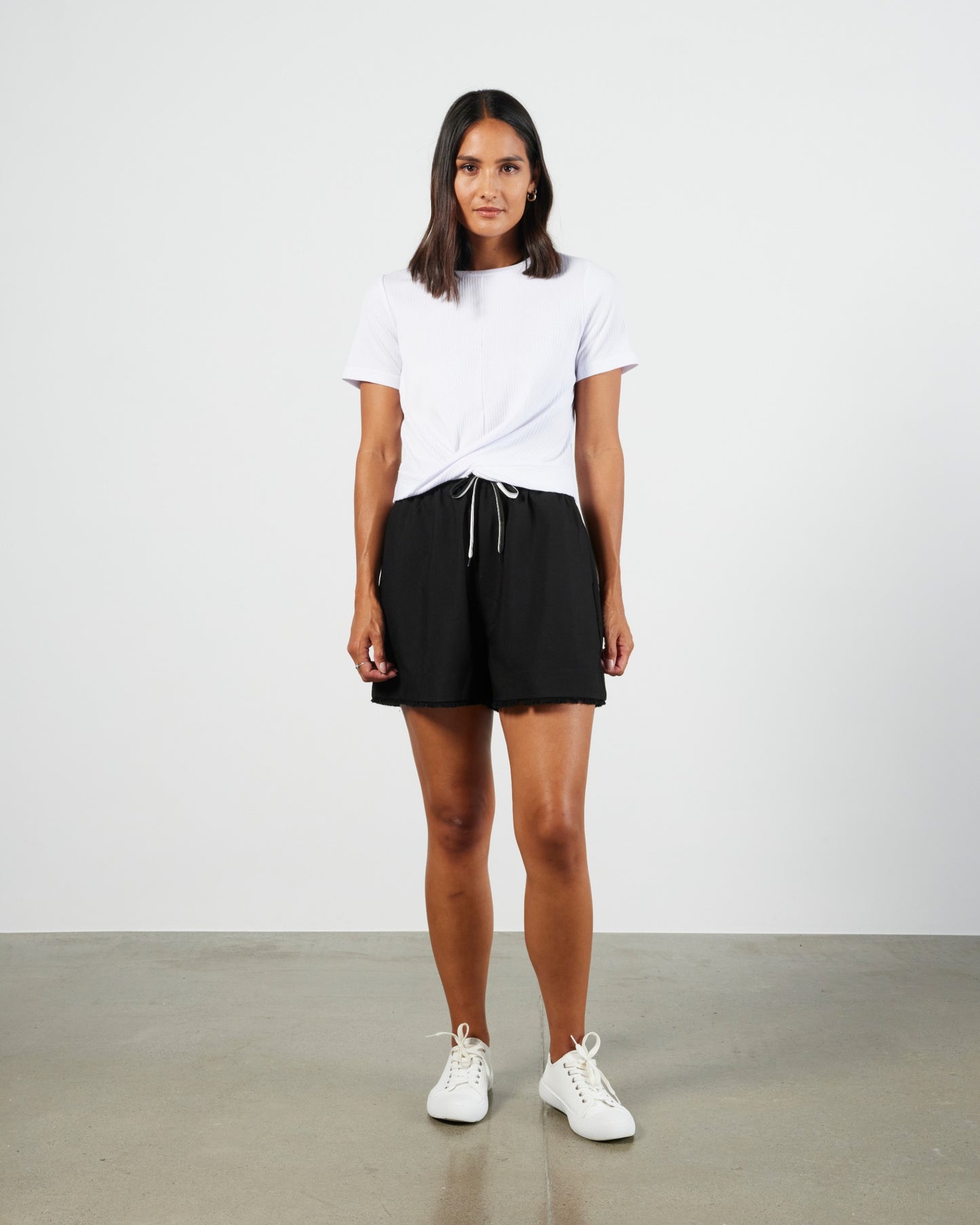 Twist Tee - White