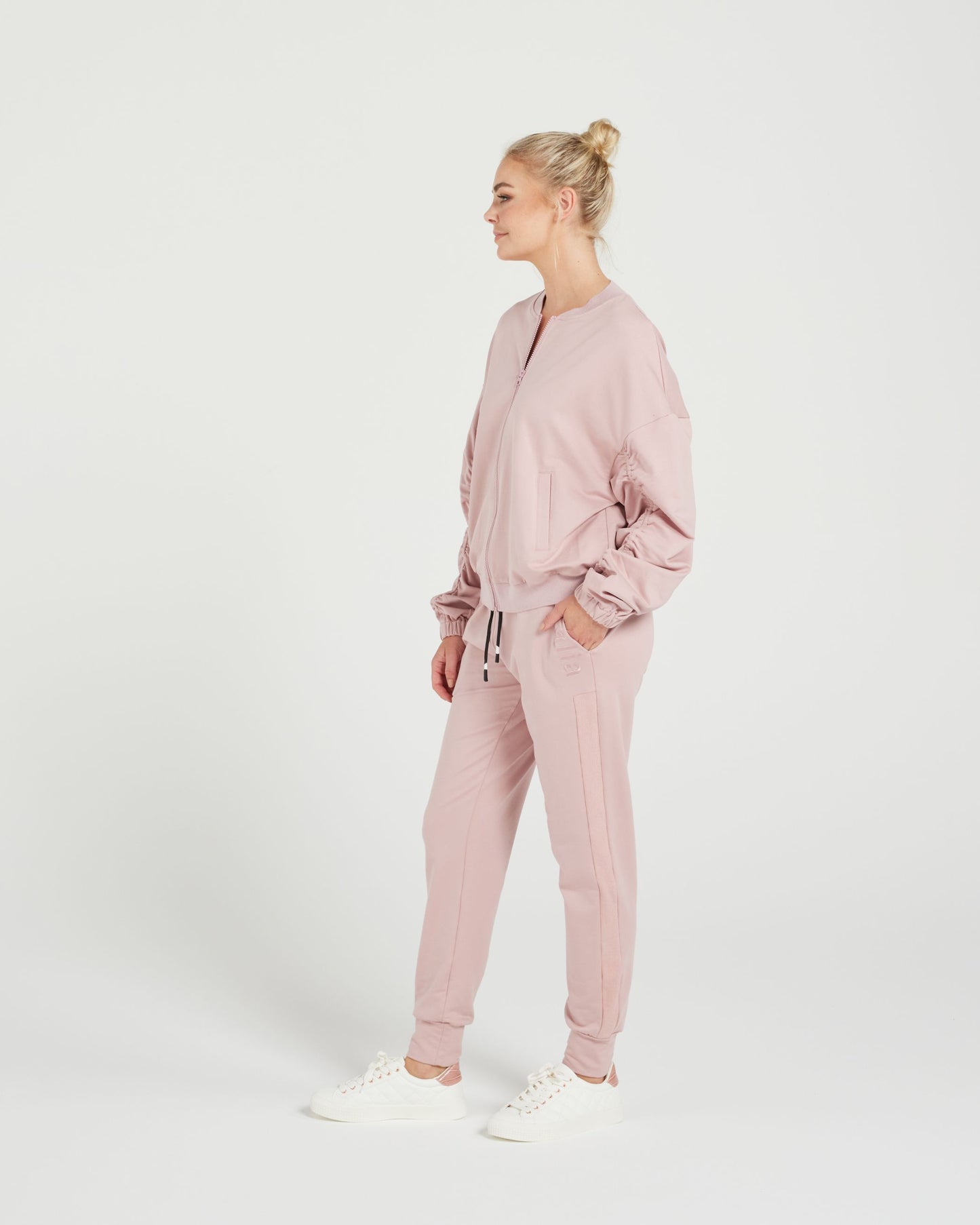 Collab Bomber - Dusky Pink