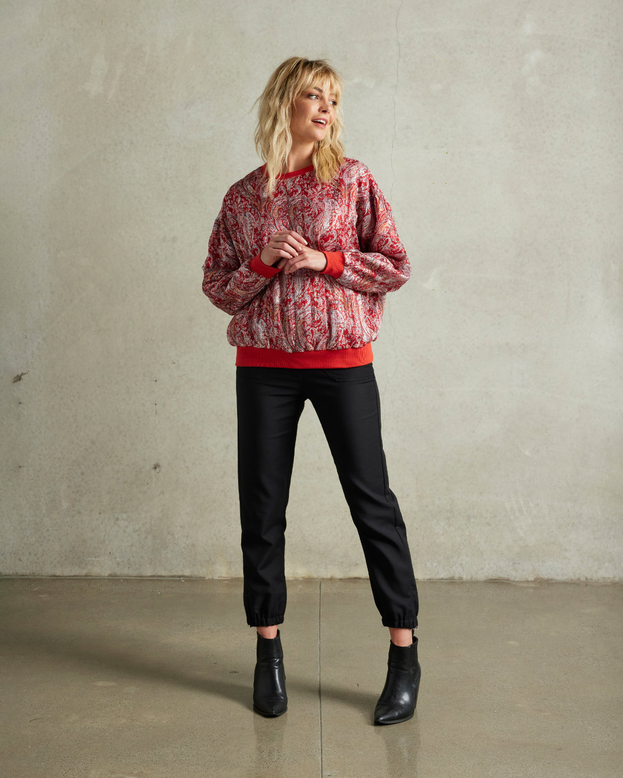 Cassidy Top (Paprika Paisley)