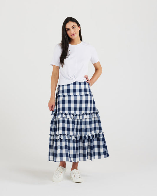 Sara Skirt (ink/white)